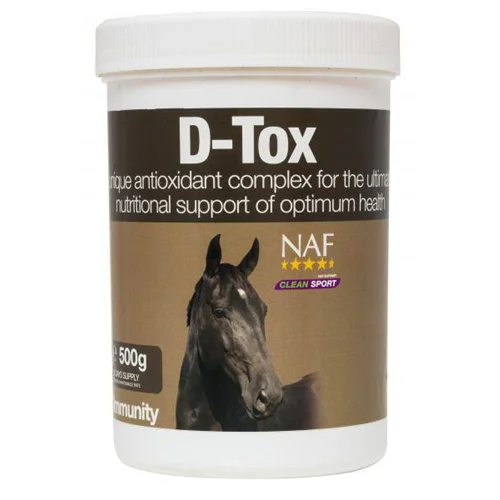 D-Tox - دیتاکس - آنتی اکسیدان های طبیعی جهت بهبود تعادل طبیعی بدن اسب NAF