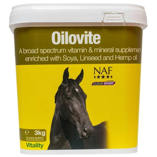 Oilovite - اویلویت - بهبود سلامت عمومی و درخشش پوست اسب NAF