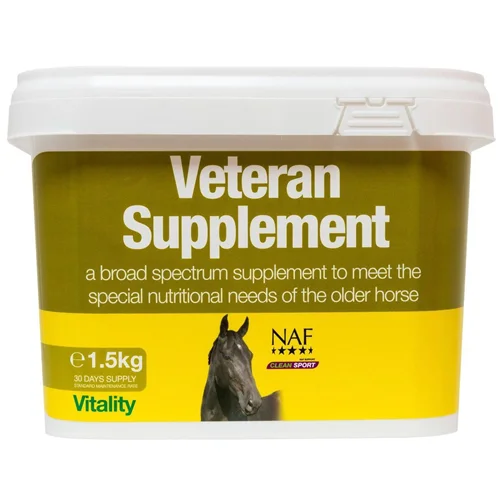 Veteran Supplement- مکمل سالمند برای برای سلامت و سرزندگی اسب NAF