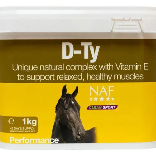 D-Ty - حمایت تغذیه‌ای از بافت عضلانی سالم اسب NAF